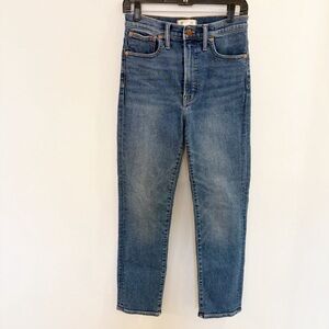 Madewell The Perfect Vintage Straight Leg High Rise Jeans Size 27